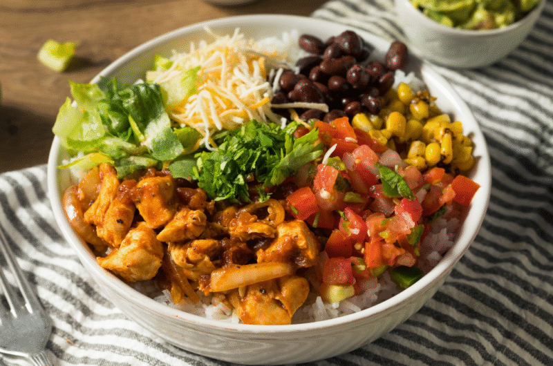 Street Corn Chicken Rice Bowl Recipe