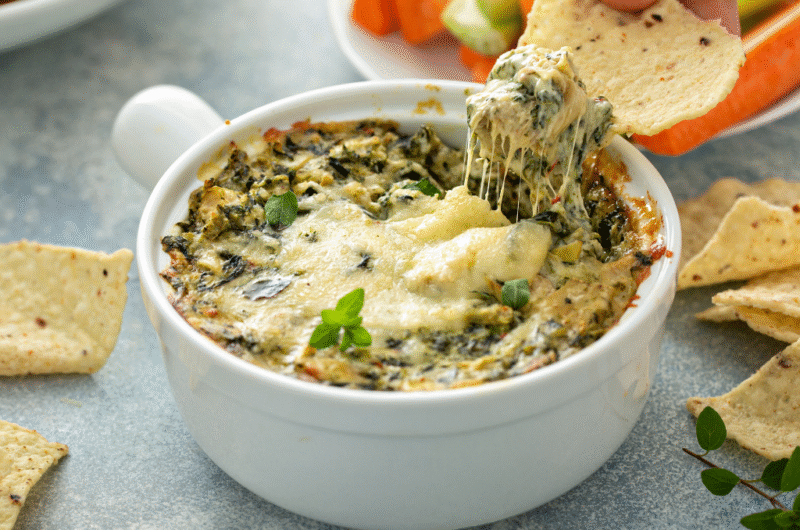 The Best Spinach Artichoke Dip - Hot Spinach and Artichoke Dip Recipe