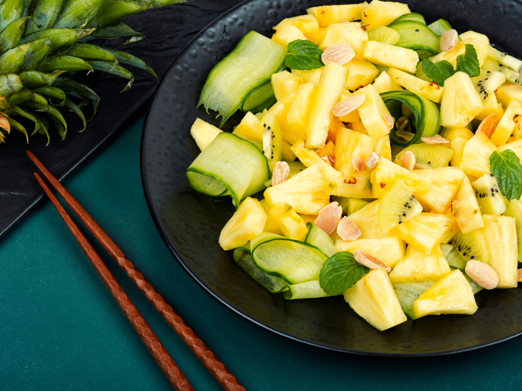 Pineapple Cucumber Salad 
