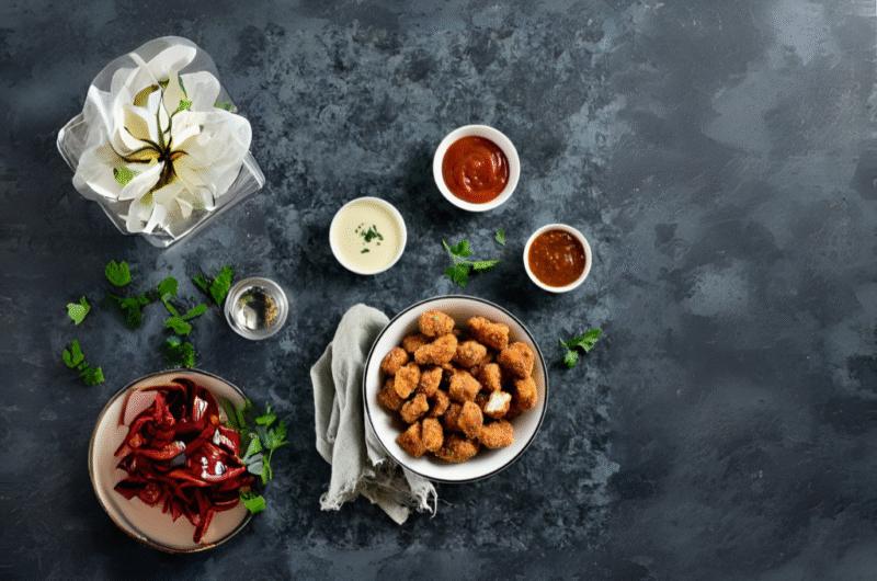 Parmesan Crusted Tortellini Bites